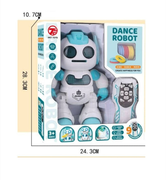 Robot Interactiv Dance Robot Ericel – Canta, Danseaza, Lumini LED, Miscare 3D, Jucarie Muzicala 3+ Ani