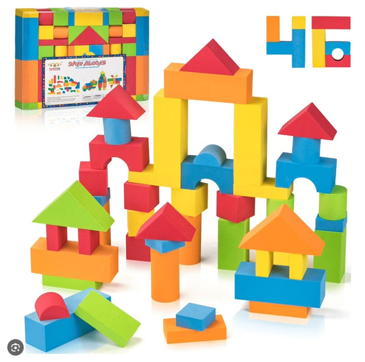 Jucărie de construcție moale Safe Blocks Ericel