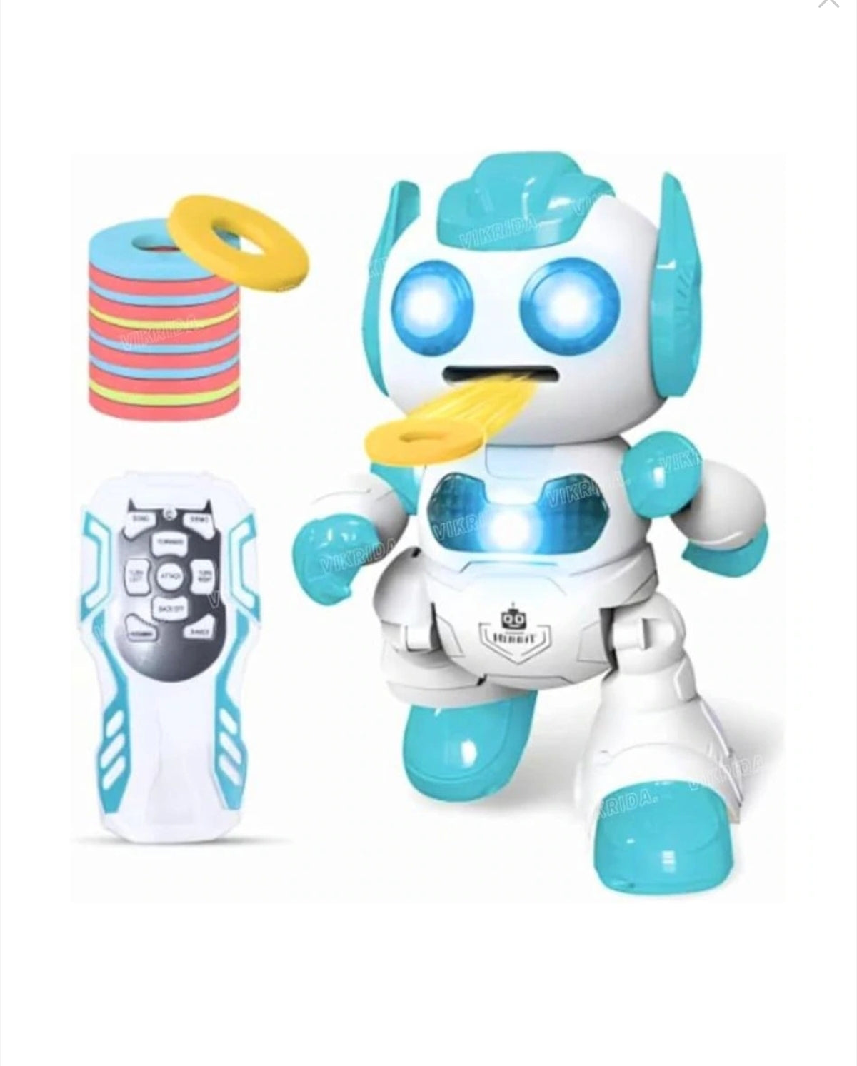 Robot Interactiv Dance Robot Ericel – Canta, Danseaza, Lumini LED, Miscare 3D, Jucarie Muzicala 3+ Ani