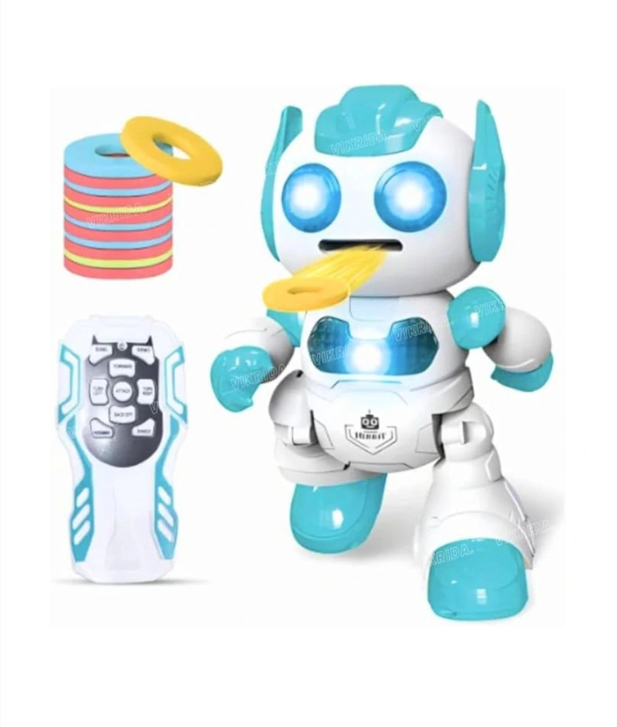 Robot Interactiv Dance Robot Ericel – Canta, Danseaza, Lumini LED, Miscare 3D, Jucarie Muzicala 3+ Ani